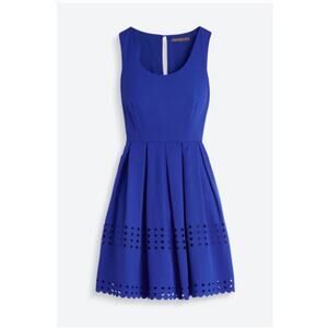 STITCH FIX BRIXON IVY NWT Cobalt Blue James Laser Cut Dress // XS